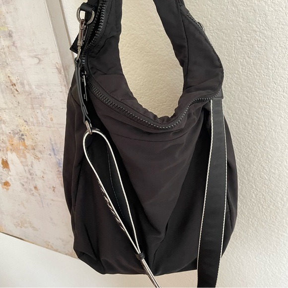 Zara Nylon Tote Bag With Text Detail - Picture 5 of 11